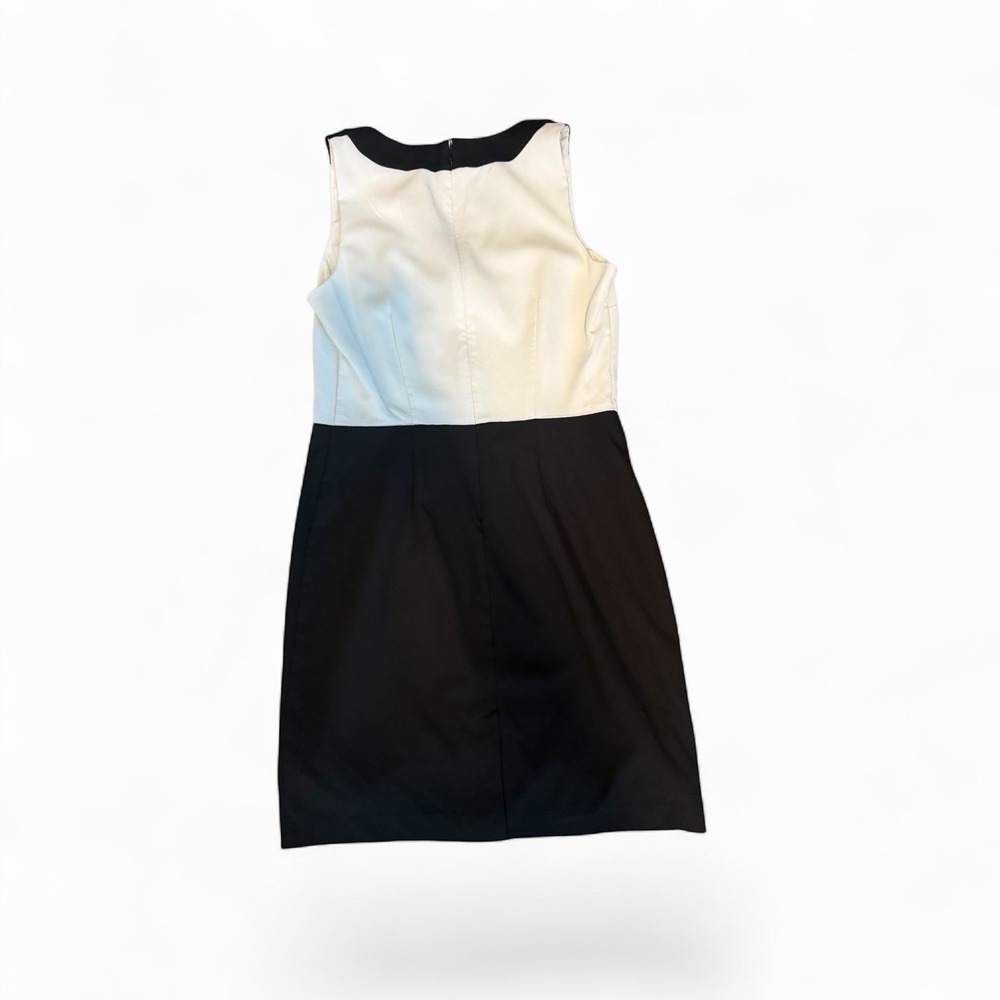 Banana Republic Business Dress-Black & Cream 4P Old Money Professional Career - Picture 4 of 7